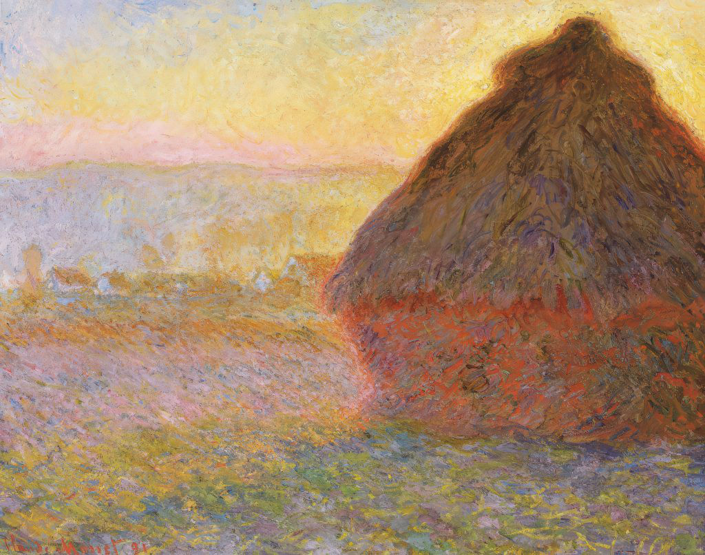 Haystacks Claude Monet